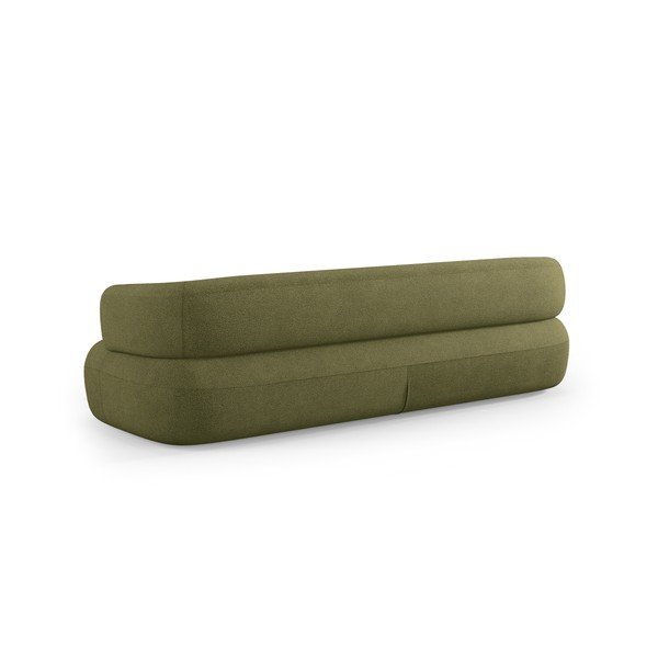 Zielona sofa z materiału bouclé 226 cm Jenny – Micadoni -image-3