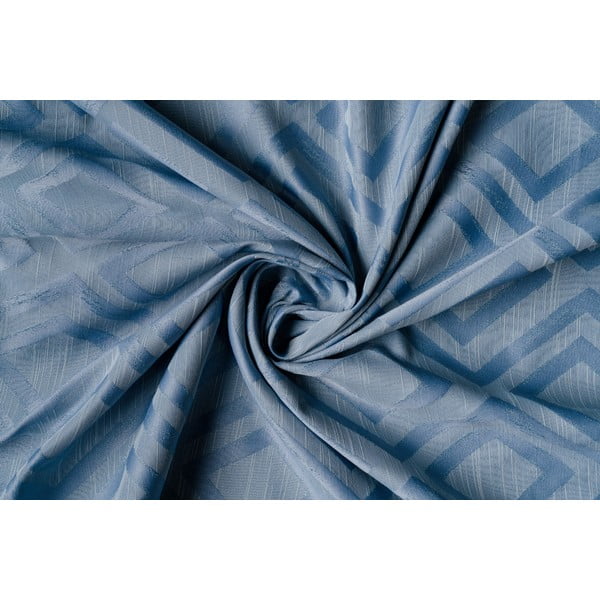 Niebieska zasłona 140x245 cm Giuseppe – Mendola Fabrics