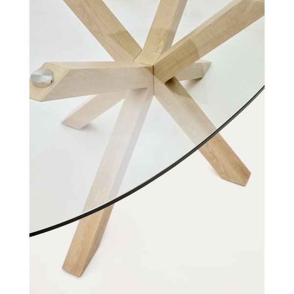 Stół ze szklanym blatem 100x200 cm Argo – Kave Home-image-4