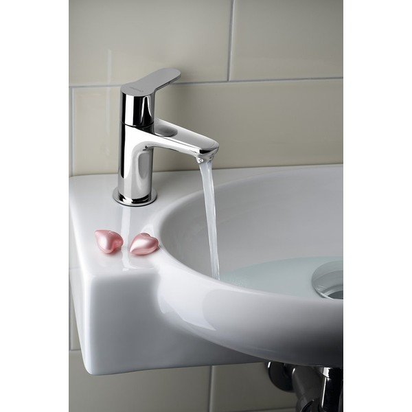 Zawór umywalkowy w kolorze srebra z połyskiem Small – Sapho-image-1