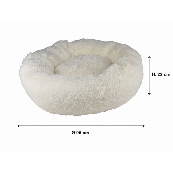 Kremowe legowisko dla psów ø 95 cm – Love Story-image-4