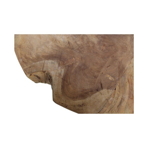 Stolik z blatem z drewna tekowego HSM Collection Helen, ⌀ 55 cm-image-2