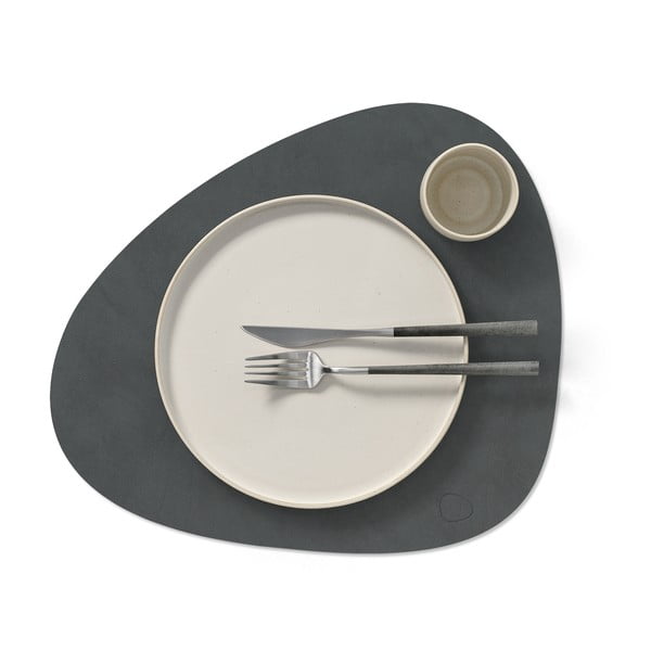 Mata stołowa ze skóry ekologicznej 37x44 cm Curve L Nupo – LIND DNA-image-1