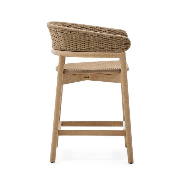 Drewniany hoker ogrodowy w naturalnym kolorze Arinella – Kave Home-image-3