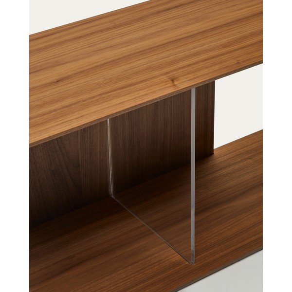 Brązowy modułowy system półek w dekorze orzecha 4 szt. 168x76 cm Litto – Kave Home-image-1