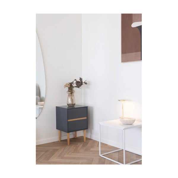 Jasnobrązowy szklany wazon (wysokość 31 cm) – House Nordic-image-2