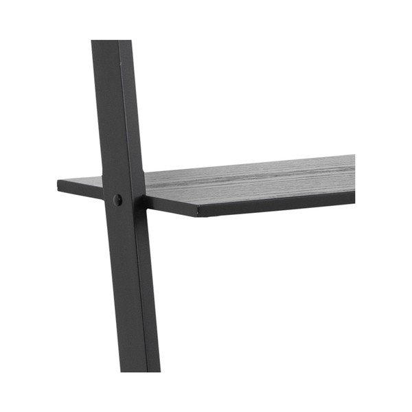 Czarna biblioteczka ścienna Actona Writex, wys. 183 cm-image-4