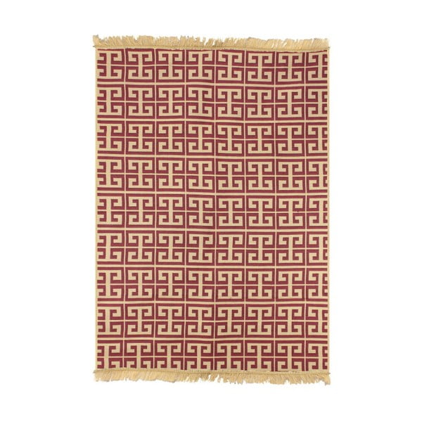 Czerwono-beżowy dywan Ya Rugs Tee, 120x180 cm