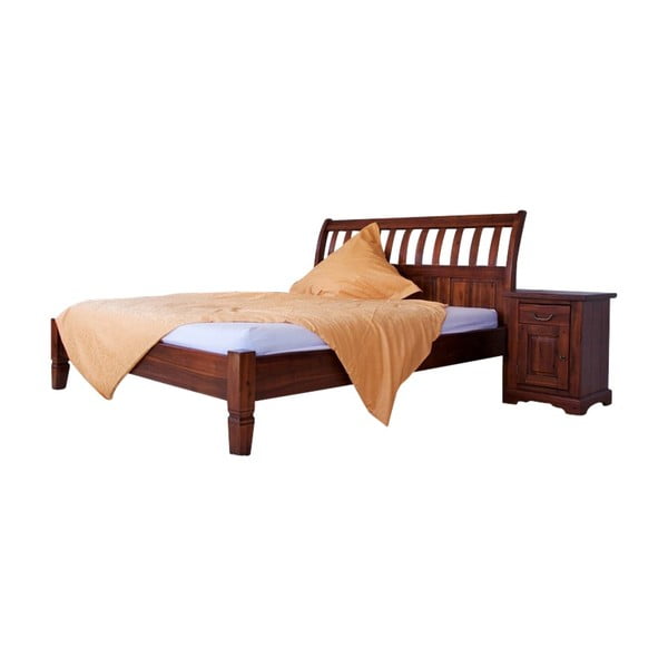 Łóżko z drewna akacji SOB Siena