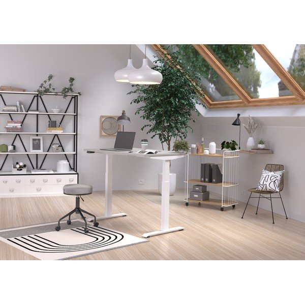 Biurko z elektryczną regulacją wysokości 80x120 cm Jet – Germania-image-1