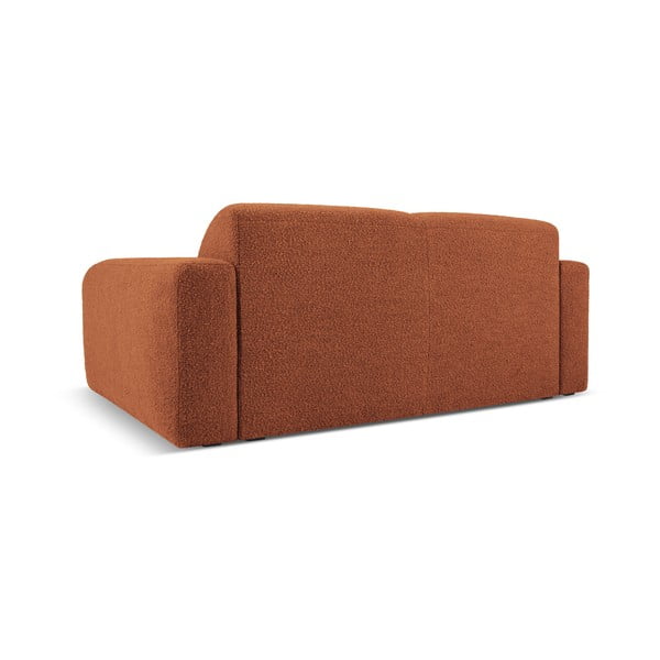Brązowa sofa z materiału bouclé 170 cm Molino – Micadoni Home-image-3