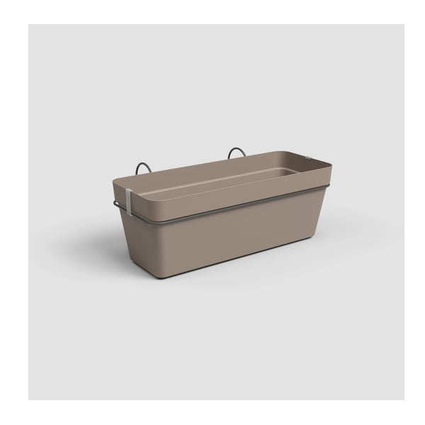 Wisząca/samonawadniająca doniczka z plastiku z recyklingu 50 cm Capri – Artevasi-image-1