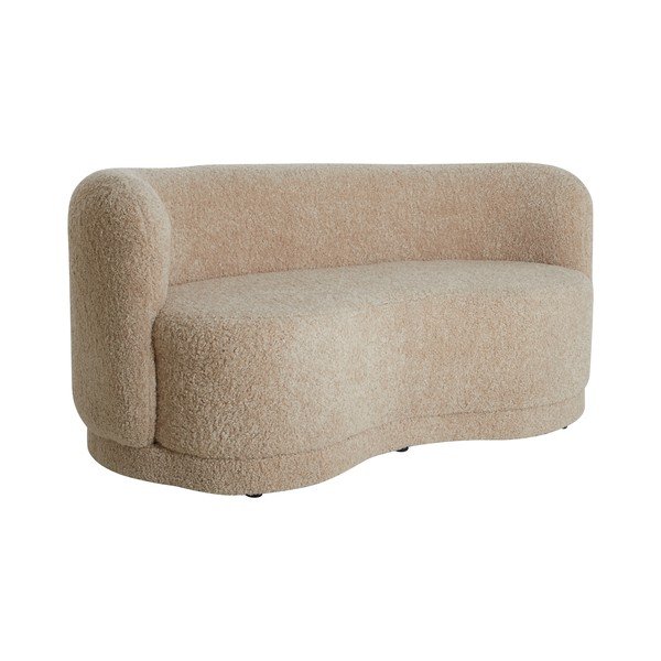 Beżowa sofa z materiału bouclé 175 cm Amelie – Light & Living-image-2