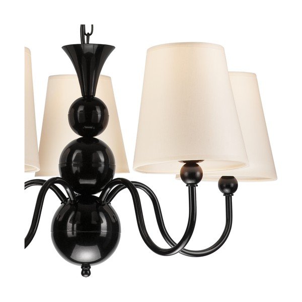 Czarna lampa wisząca − LAMKUR-image-3