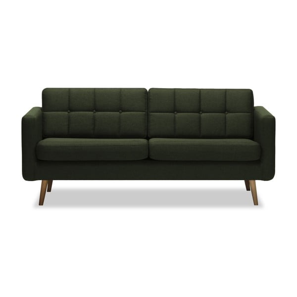 Ciemnozielona sofa Vivonita Magnus, 185 cm