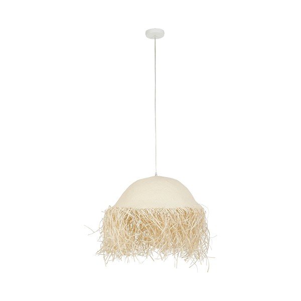 Kremowa lampa wisząca ø 50 cm Palmeraie – Côté Table