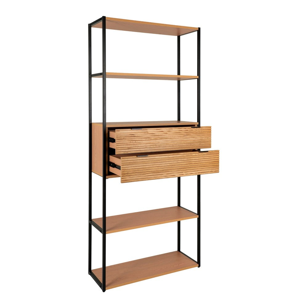 Regał w dekorze jesionu w naturalnym kolorze 84,5x200 cm Minato – House Nordic (zdjęcie 4)