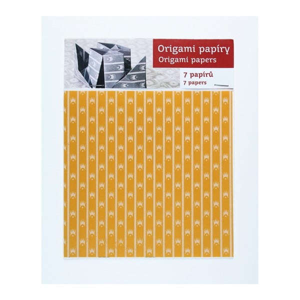 Biało-żółte
  papiery origami Calico