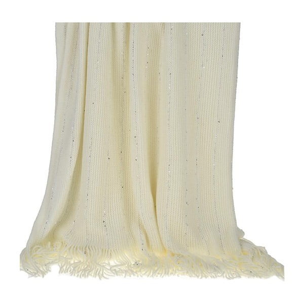 Narzuta pleciona na łóżko InArt Ivory Fringes, 13x150 cm