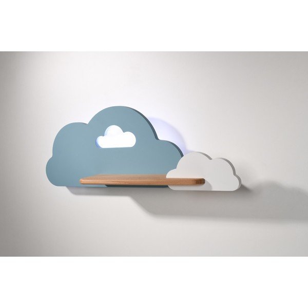 Biało-niebieska lampa dziecięca Cloud – Candellux Lighting-image-1
