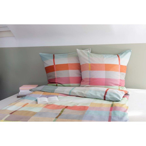 Pościel jednoosobowa z satyny bawełnianej 135x200 cm Ravenna – Remember-image-1