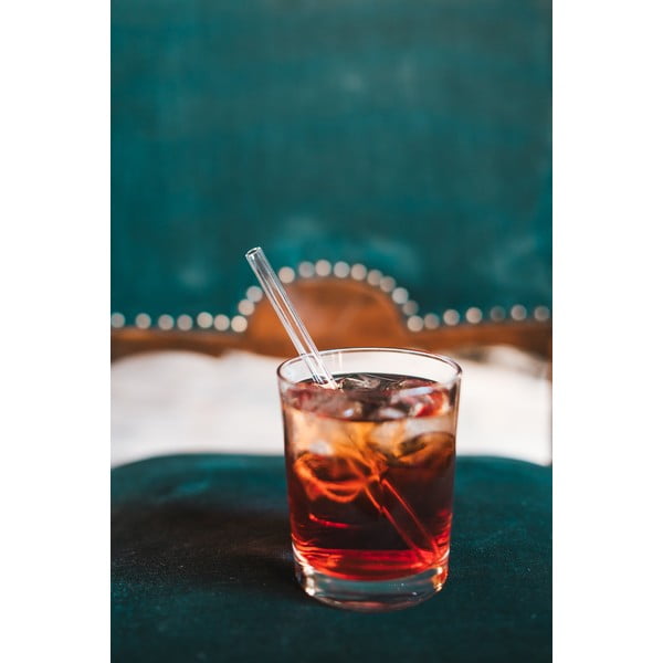 Zestaw 6 szklanych słomek Vialli Design, dł. 15 cm-image-2