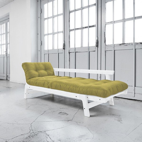 Sofa rozkładana Karup Step White/Avocado Green-image-3