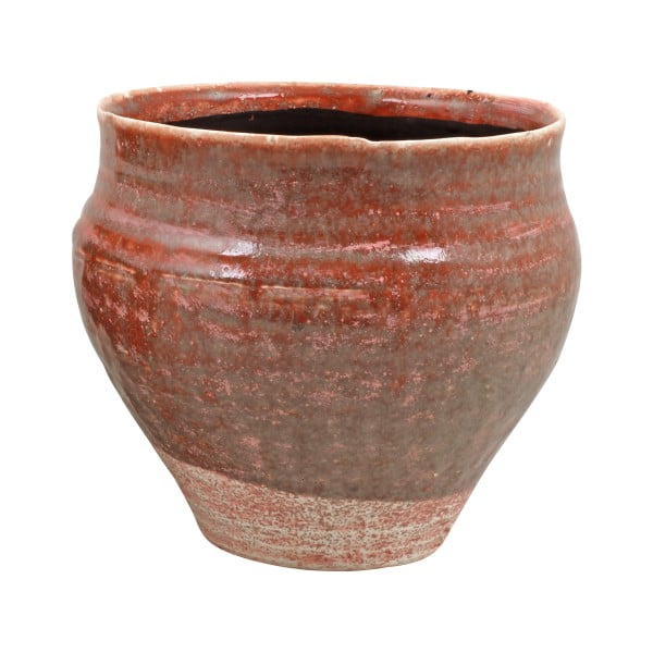 Różowa doniczka ceramiczna Strömshaga Nolhaga, Ø 24 cm