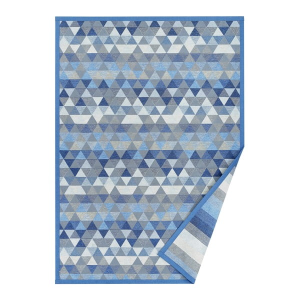 Niebieski dywan dwustronny Narma Luke Blue, 80x250 cm