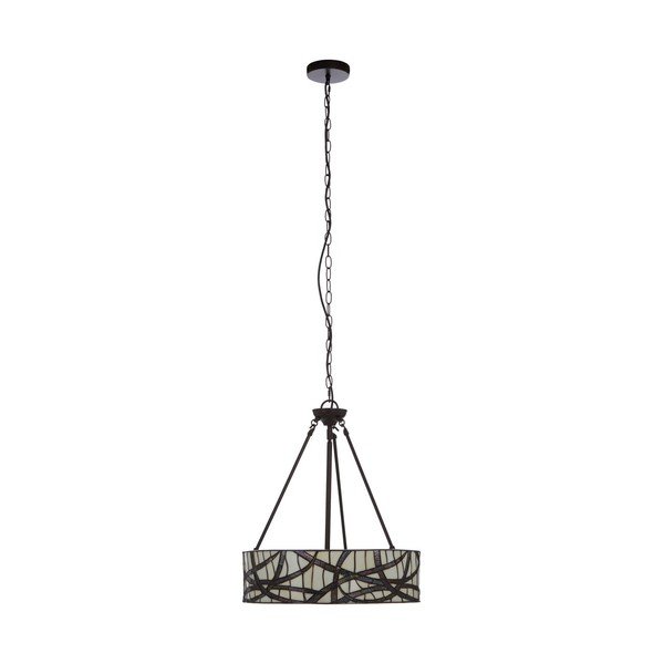 Metalowa lampa wisząca ze szklanym kloszem ø 46 cm Waldorf – Premier Housewares-image-4