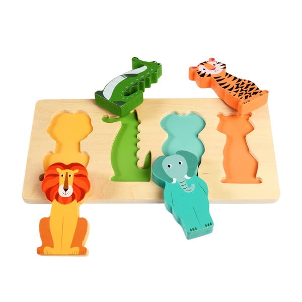 Puzzle drewniane Colourful Creatures – Rex London-image-1