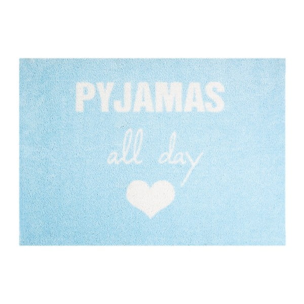 Niebieska wycieraczka Hans Home StateMat Pyjamas All Day, 50x75 cm