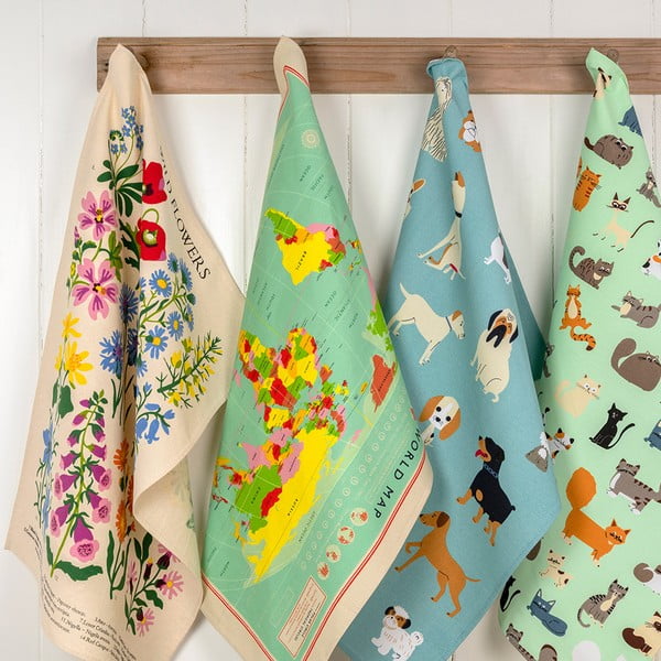 Bawełniana ścierka Rex London World Map, 50 x 70 cm-image-2