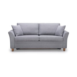 Jasnoszara rozkładana sofa Scandic Sonia