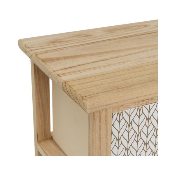 Wysoka komoda z litego drewna paulowni 34x78 cm – Casa Selección-image-2