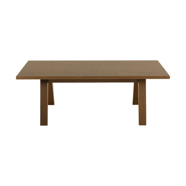 Brązowy stolik w dekorze dębu 70x130 cm A-Line – Actona-image-1