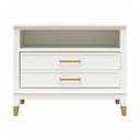 Biała szafka nocna Westerleigh – CosmoLiving by Cosmopolitan
