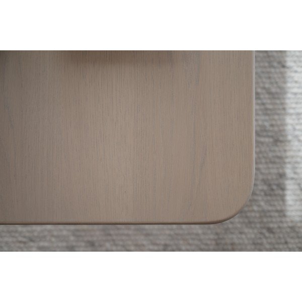 Stolik z blatem w dekorze dębu w jasnym naturalnym kolorze 50x103 cm Driscoll – Rowico-image-4
