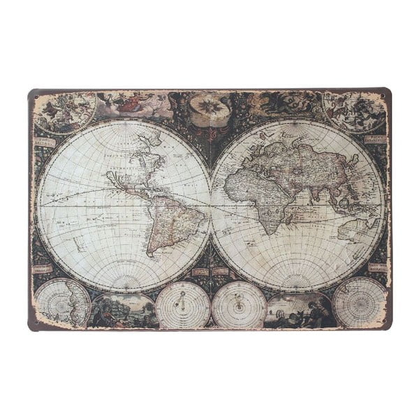 Tablica Around The World, 20x30 cm