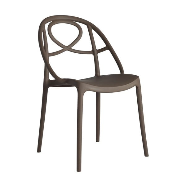 Krzesło Etoile, brązowe