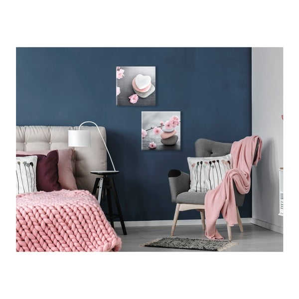 Obraz Styler Glasspik Spa & Zen Heart Stone, 30x30 cm-image-2