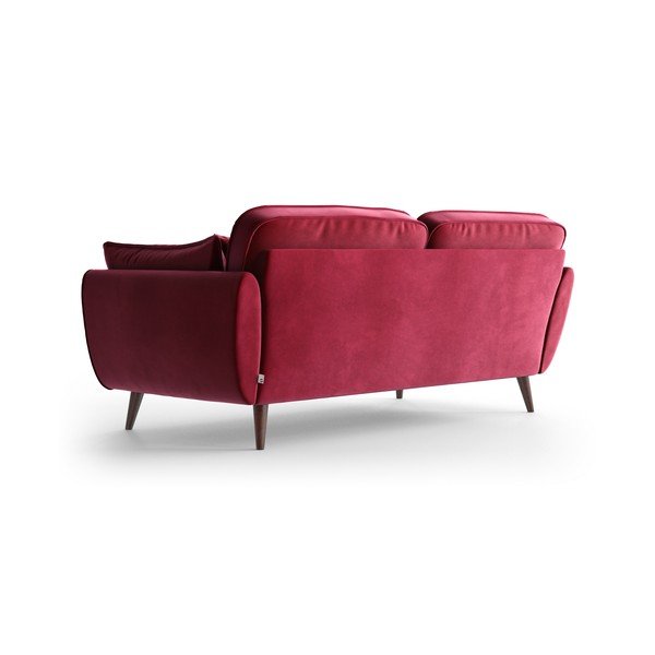 Czerwona aksamitna sofa My Pop Design Auteuil-image-4