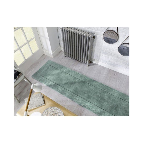 Chodnik wełniany Flair Rugs Tuscany Sienna Duck Egg, 60x230 cm-image-1