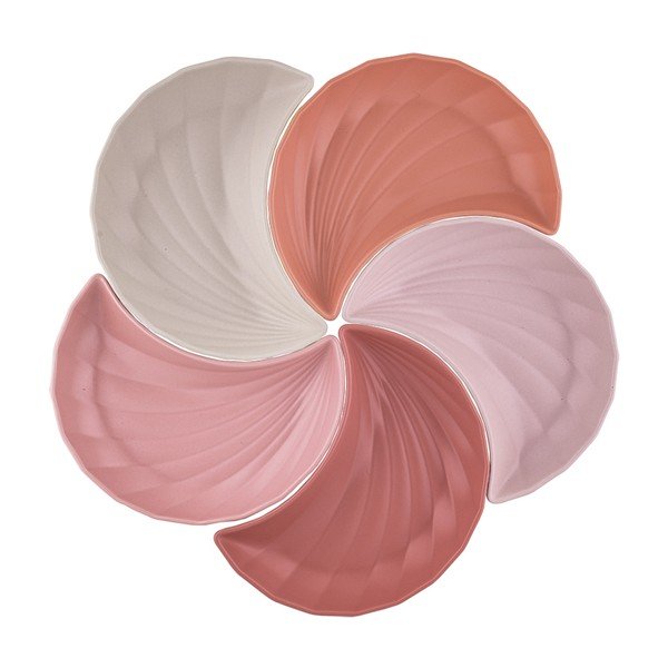 Kamionkowy zestaw misek do serwowania 5 szt. Palmarosa pink – Villa Altachiara