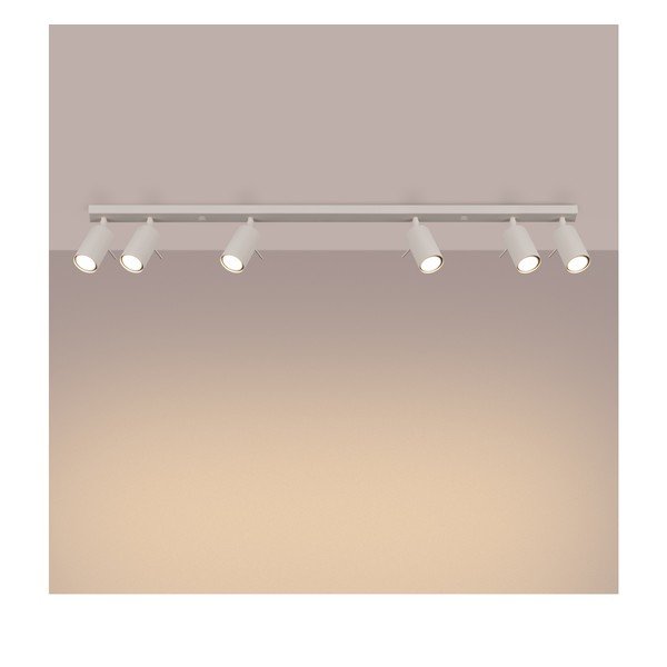 Kremowa lampa punktowa 6x117 cm Etna – Sollux-image-3