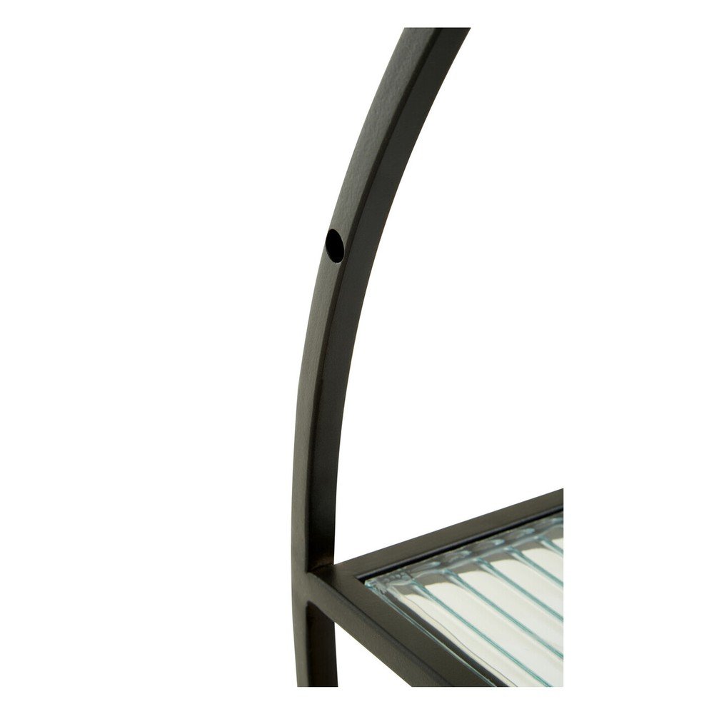 Czarna/w naturalnym kolorze wielopoziomowa metalowa półka 61 cm Mataram – Premier Housewares (zdjęcie 6)