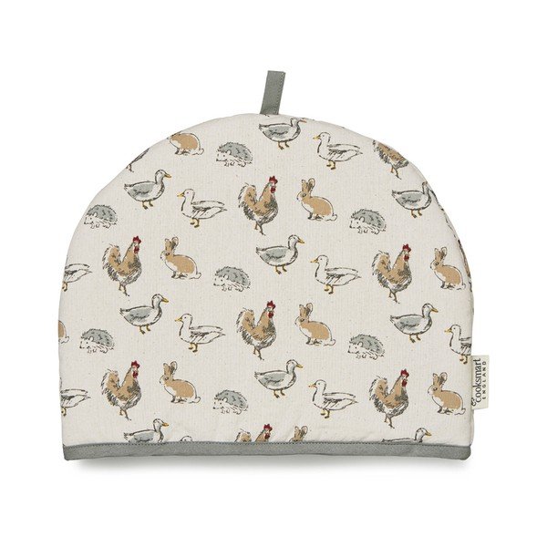 Bawełniany ocieplacz na dzbanek Cooksmart ®Country Animals