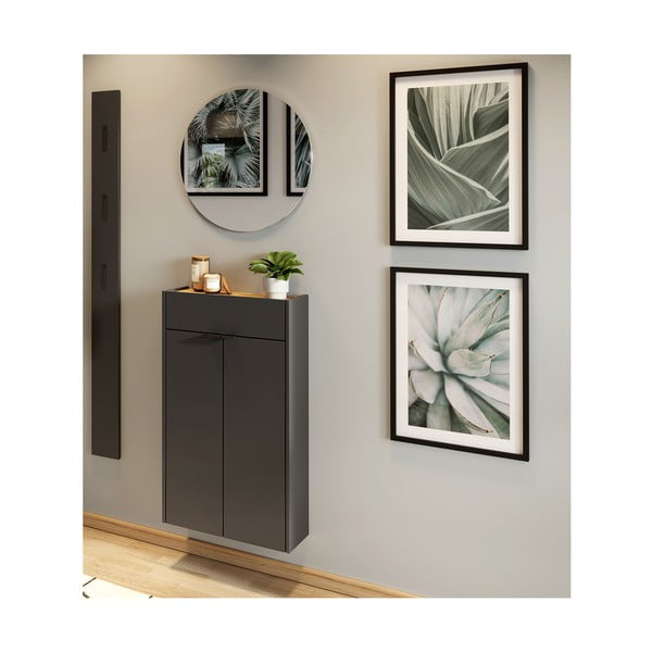 Antracytowy zestaw do przedpokoju Ameca – Germania-image-2