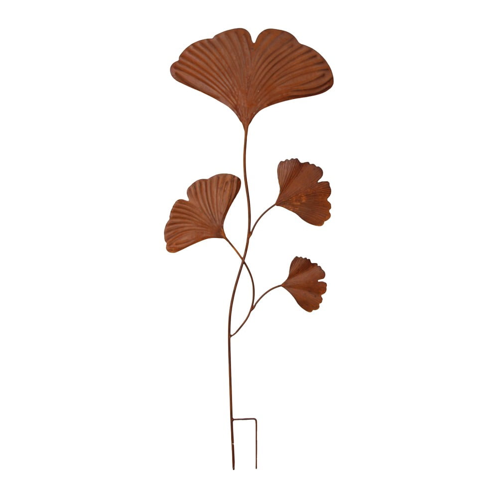 Metalowa wbijana dekoracja ogrodowa Ginkgo – Garden Pleasure