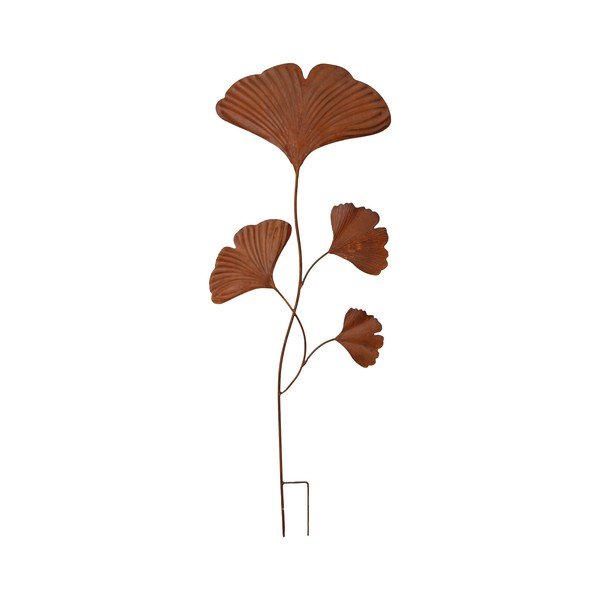 Metalowa wbijana dekoracja ogrodowa Ginkgo – Garden Pleasure